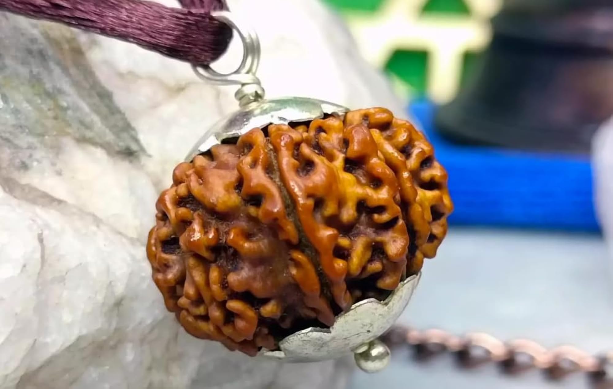 BluDiamond Natural 10 Face Rudraksha Original Certified
